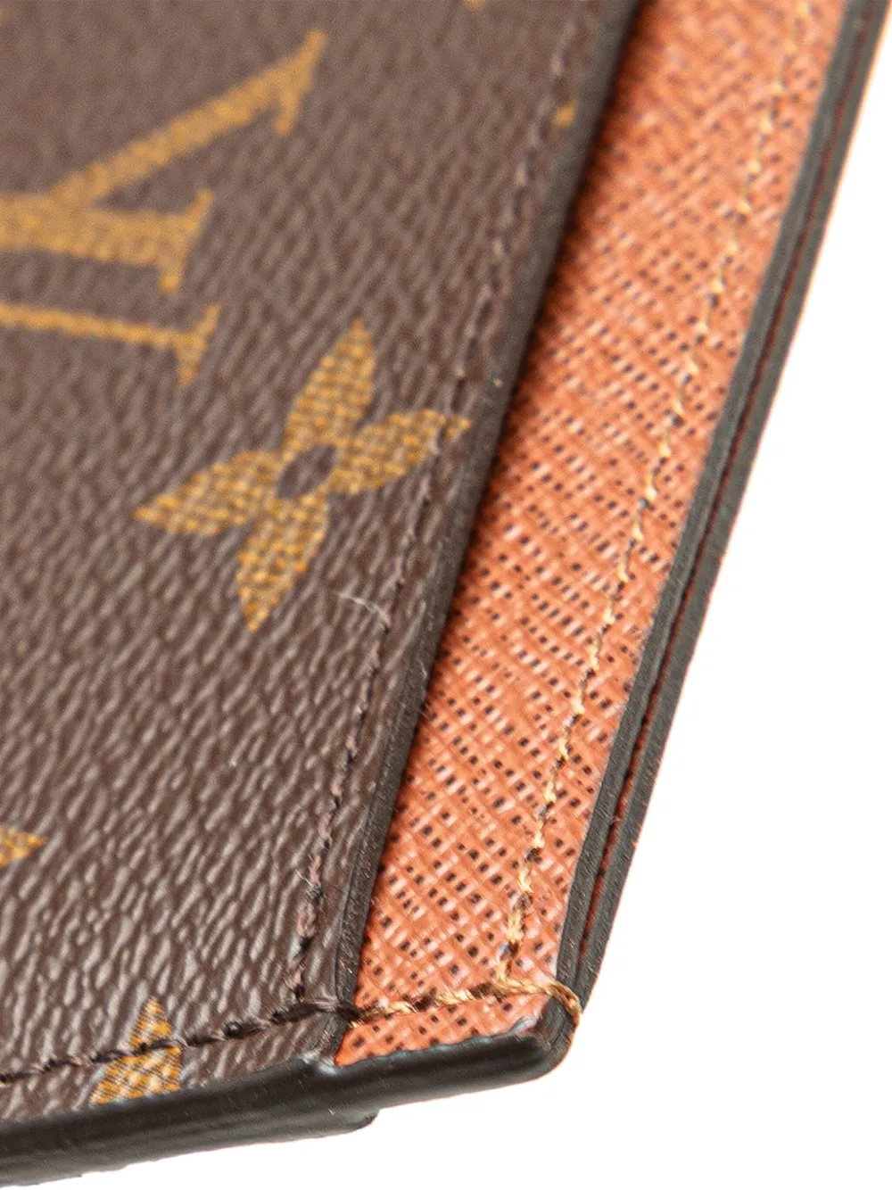 Pre-owned Louis Vuitton 2020 Monogram Card Holder In Brown