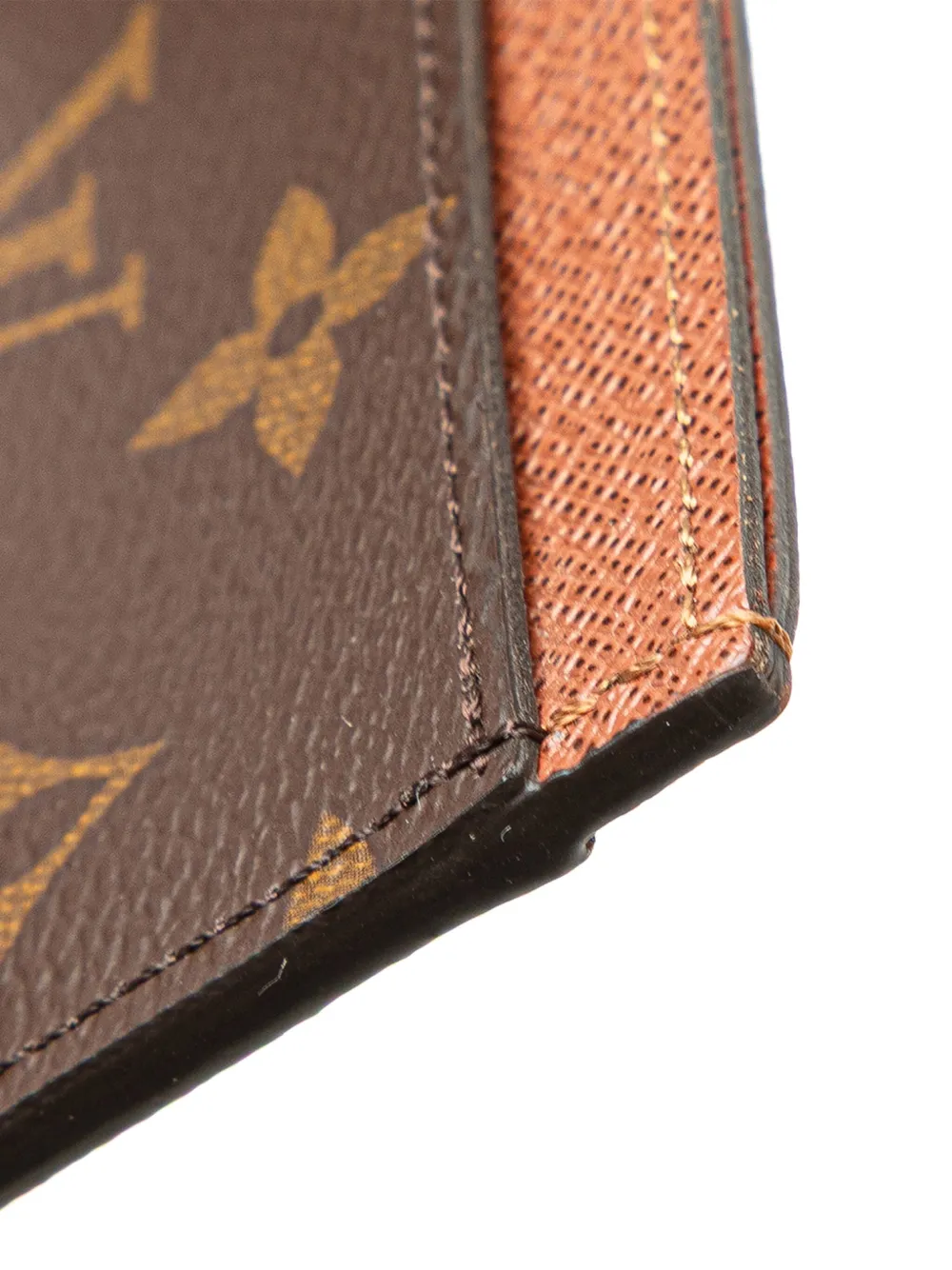 Pre-owned Louis Vuitton 2020 Monogram Card Holder In Brown