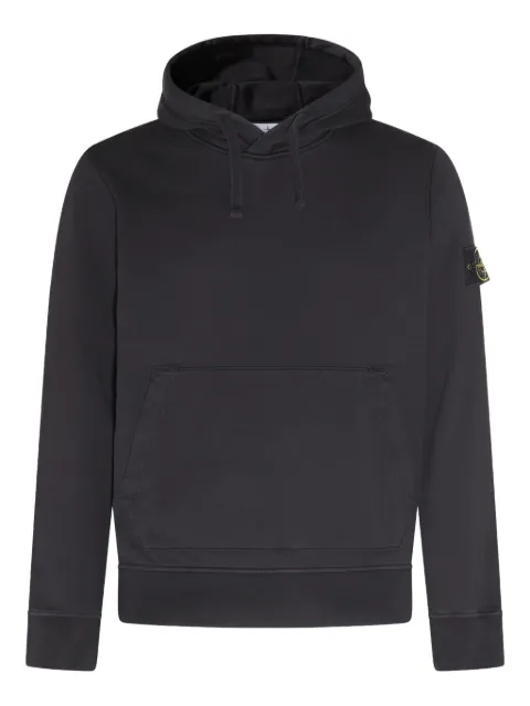 Stone Island hooded patch-pocket sweater