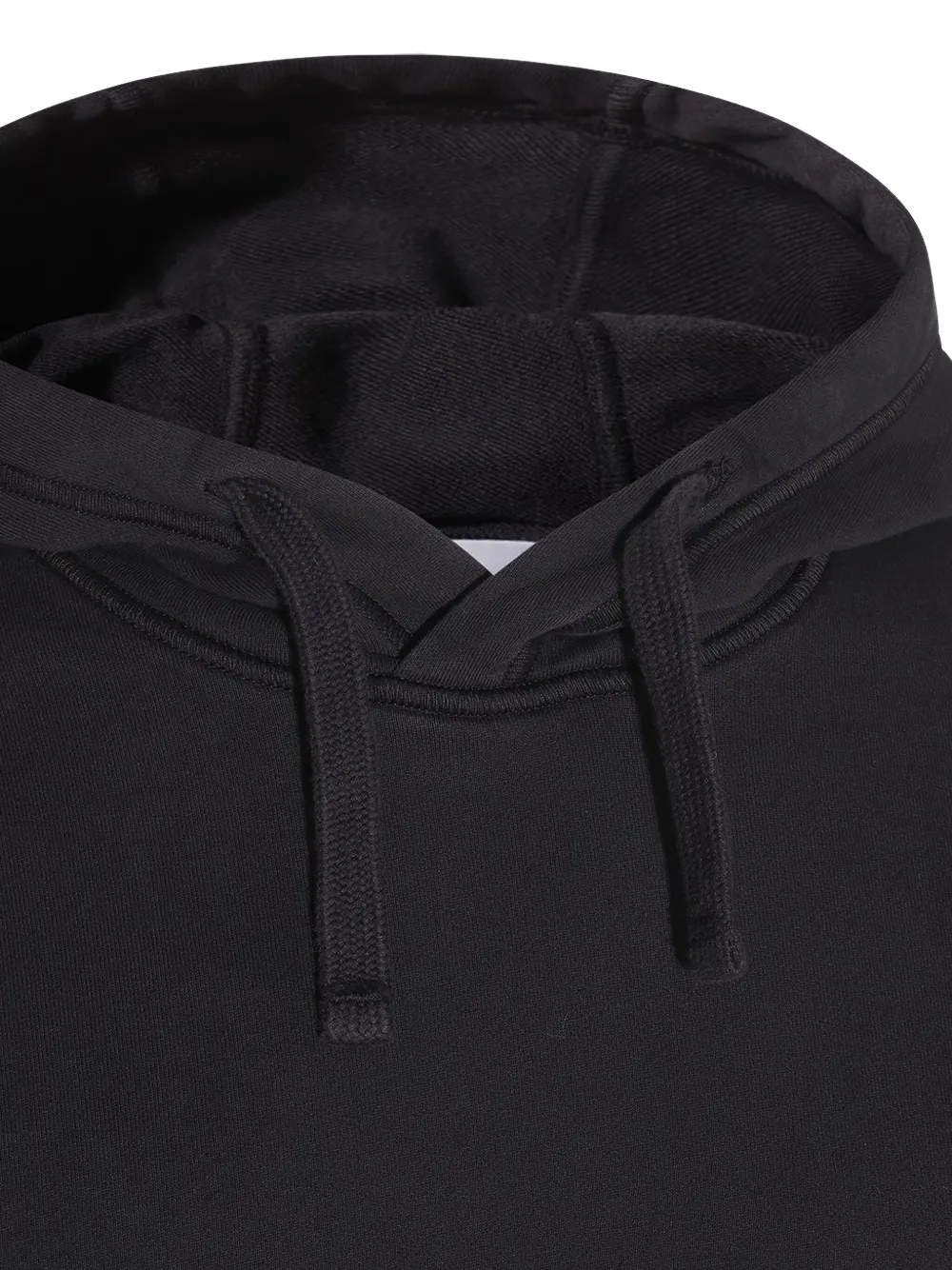 Stone Island Hooded Patch-pocket Sweater In Black