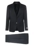 Canali stripe-pattern wool suit - Grey