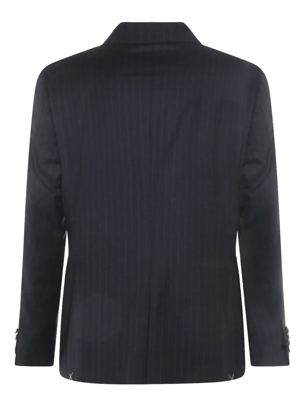 Canali Stripe-pattern Wool Suit In Blue