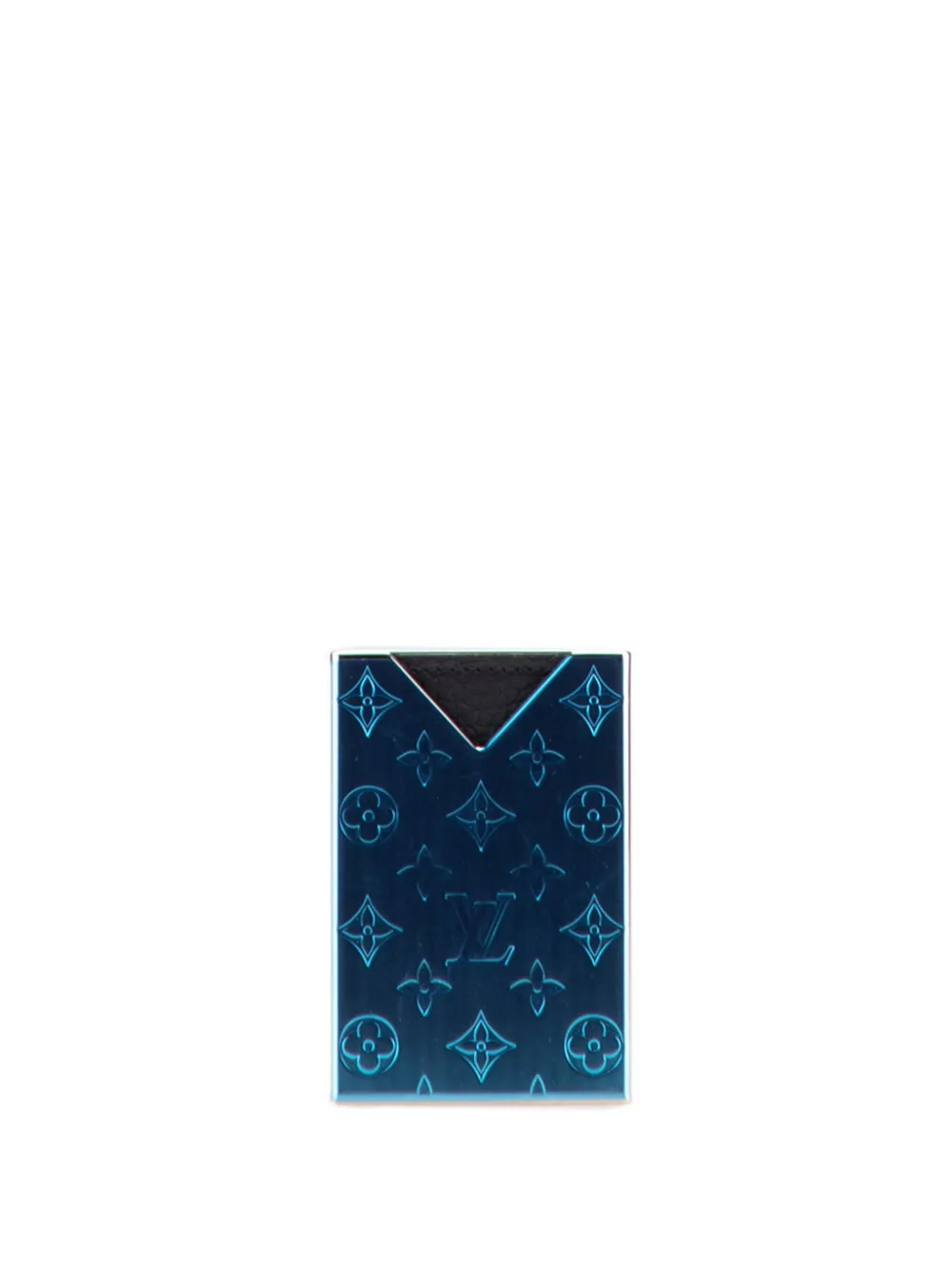 Louis Vuitton Pre-Owned 2021-2025 メタル トリヨン モノグラム カードケース - シルバートーン Louis Vuitton Pre-Owned 2021-2025 メタル トリヨン モノグラム カードケース - シルバートーン