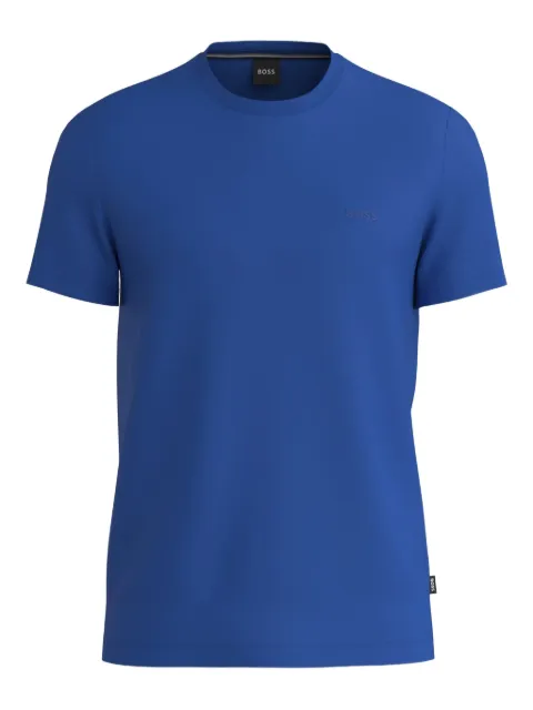 BOSS Camiseta de algodão decote careca