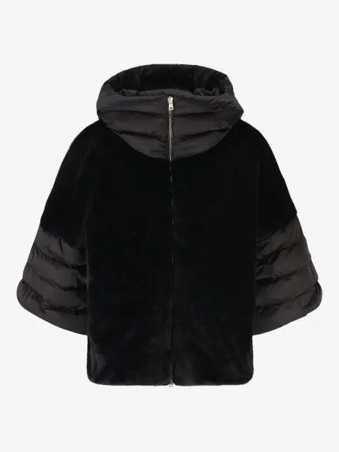 Herno faux-fur hooded jacket