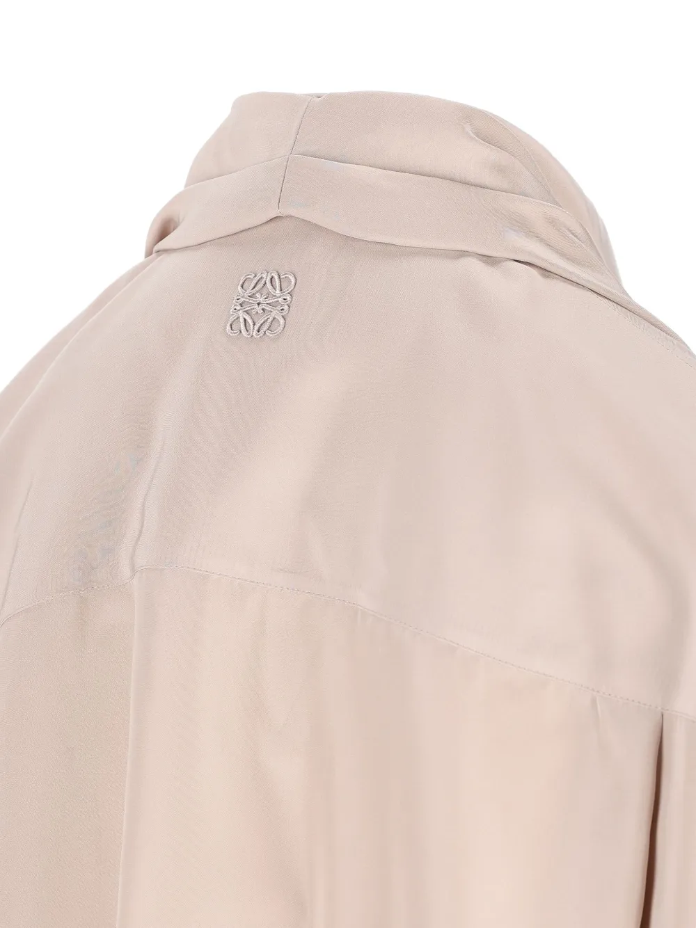 LOEWE Blouse met gedrapeerde kraag Roze