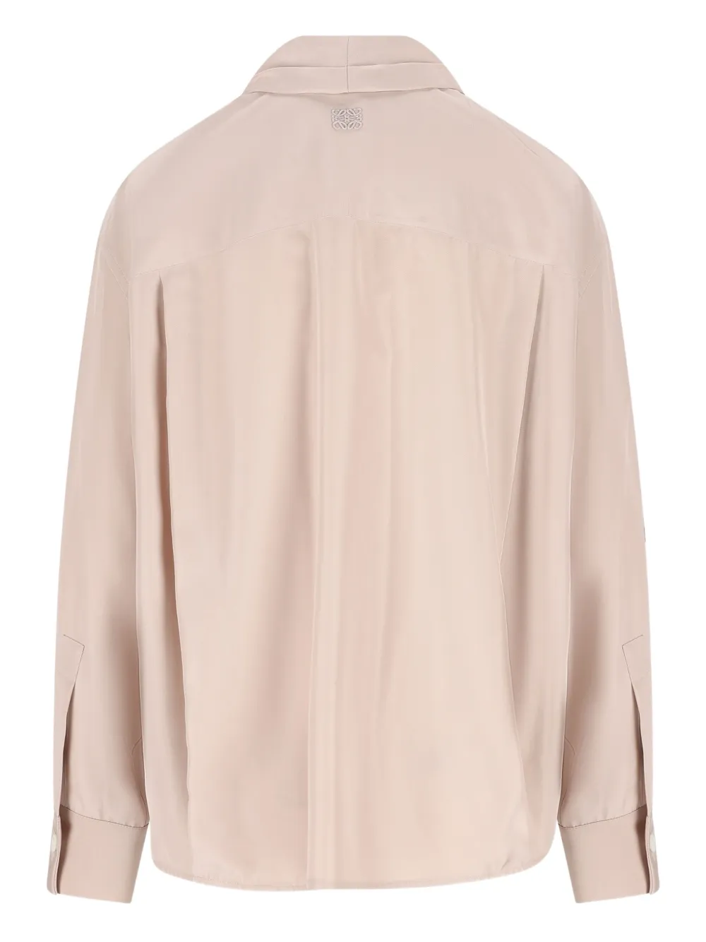 LOEWE Blouse met gedrapeerde kraag - Roze