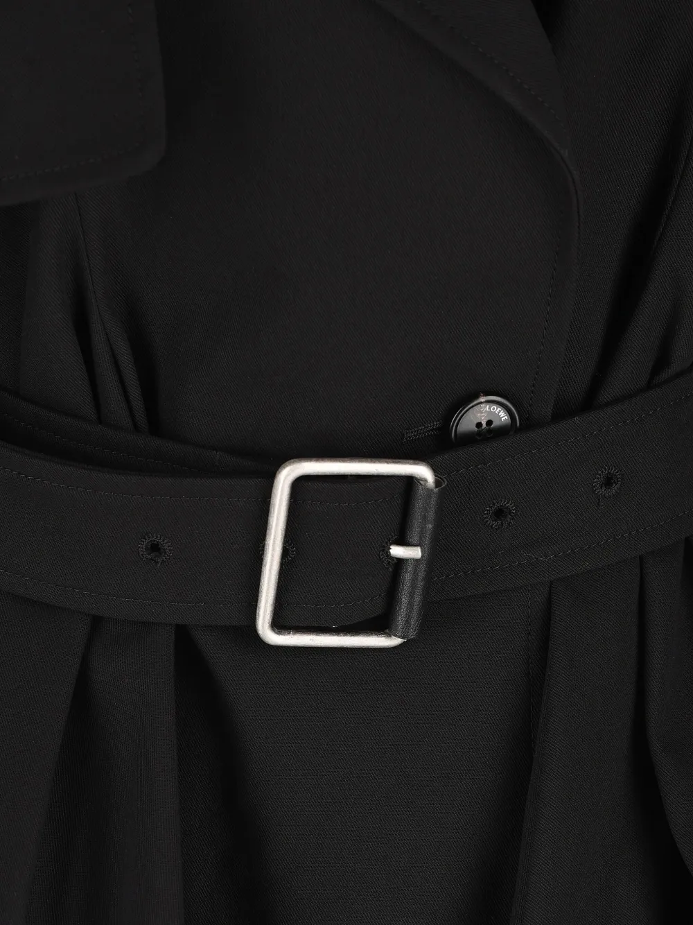 LOEWE Jack met ceintuur en ballonsilhouet Zwart