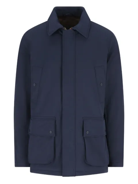Herno flap-pocket padded jacket