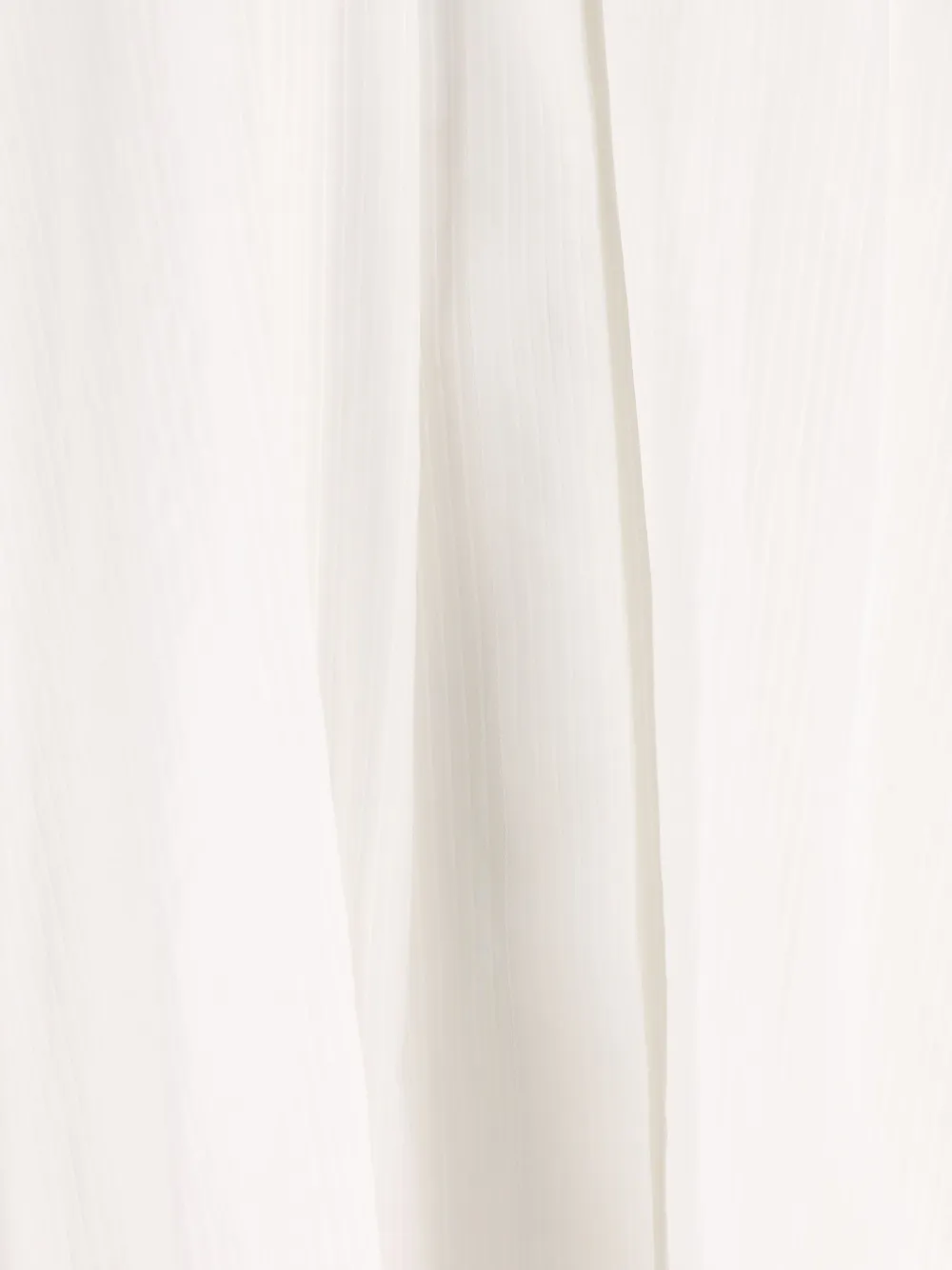 LOEWE Geplooide mini-jurk met cropped mouwen Wit