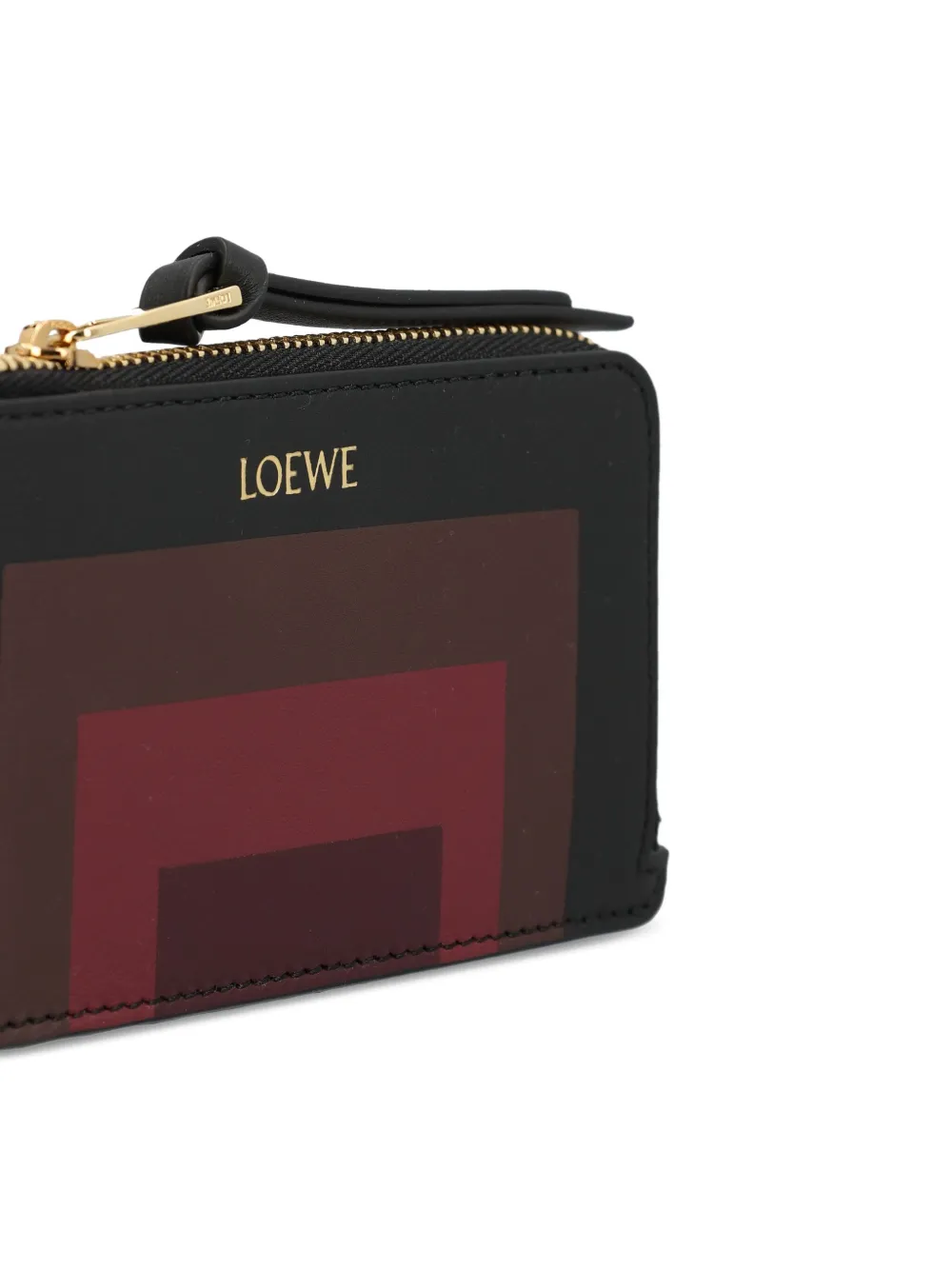 Loewe X Albers Geometric-pattern Zip Wallet In Black