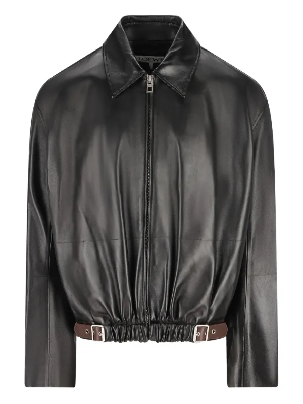ジャケット・アウター LOEWE Leather Jacket 31935635_61585654_600.jpg