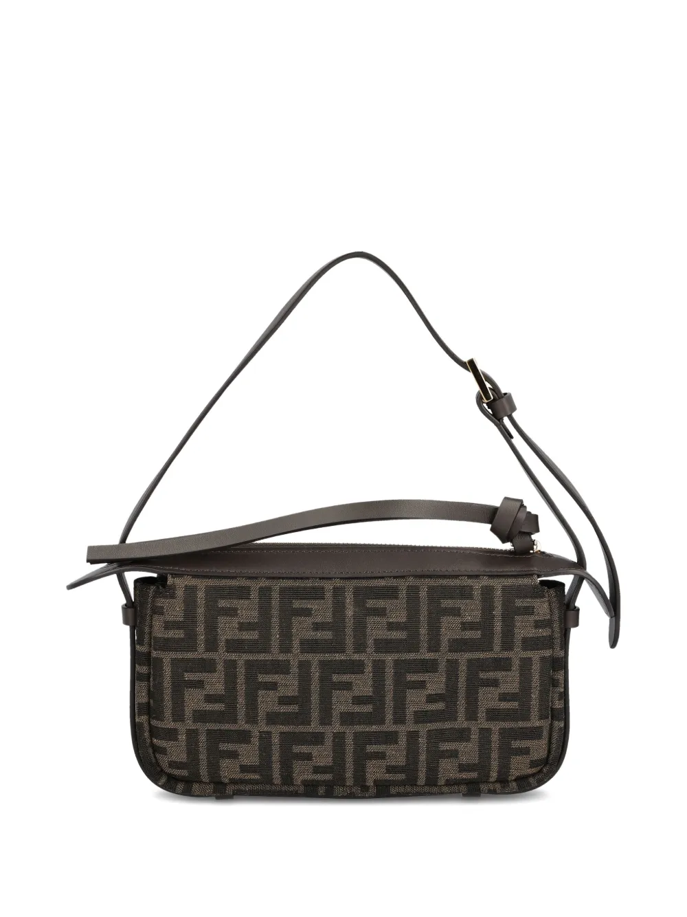 Fendi Mini By The Way Soft Shoulder Bag In Brown