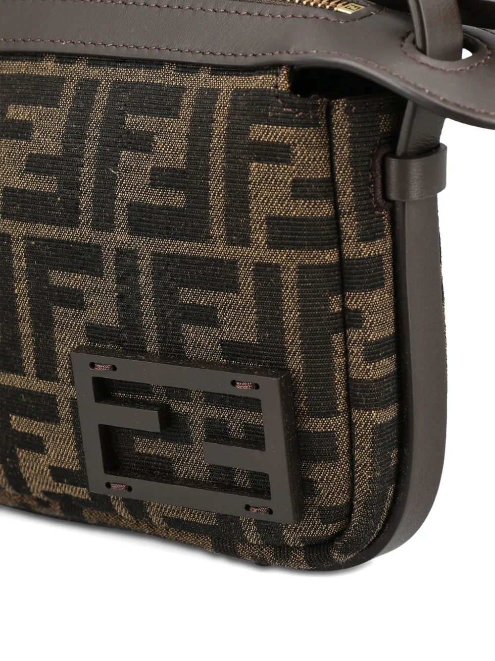 Fendi Mini By The Way Soft Shoulder Bag In Brown