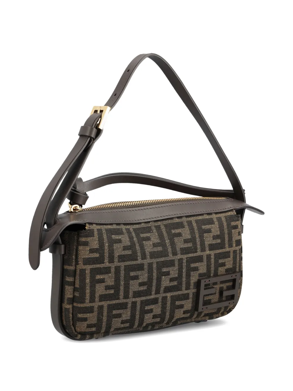 Fendi Mini By The Way Soft Shoulder Bag In Brown