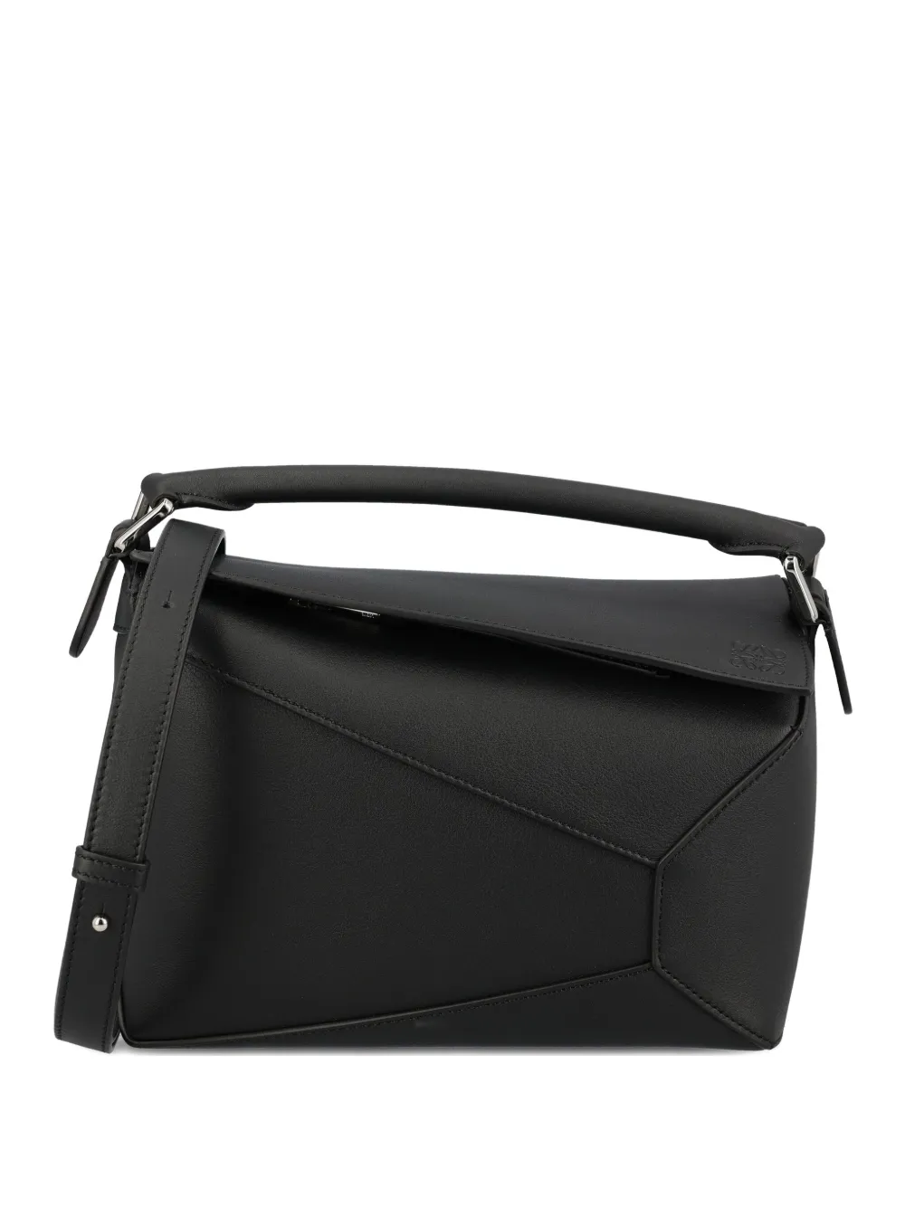 LOEWE small Puzzle leather tote bag - Nero