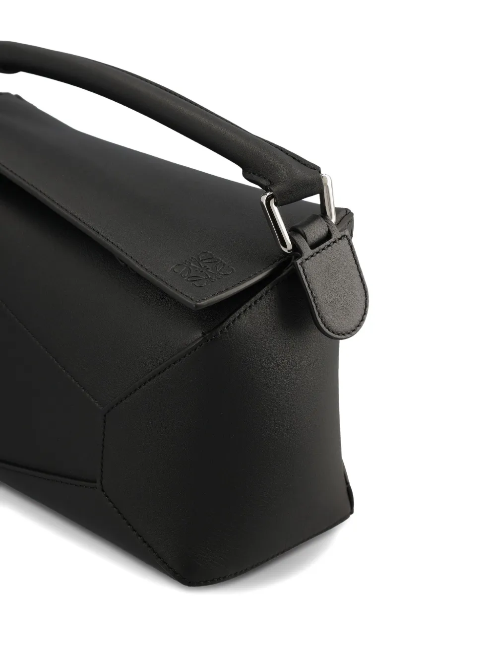 LOEWE Puzzle Edge leather tote bag Zwart