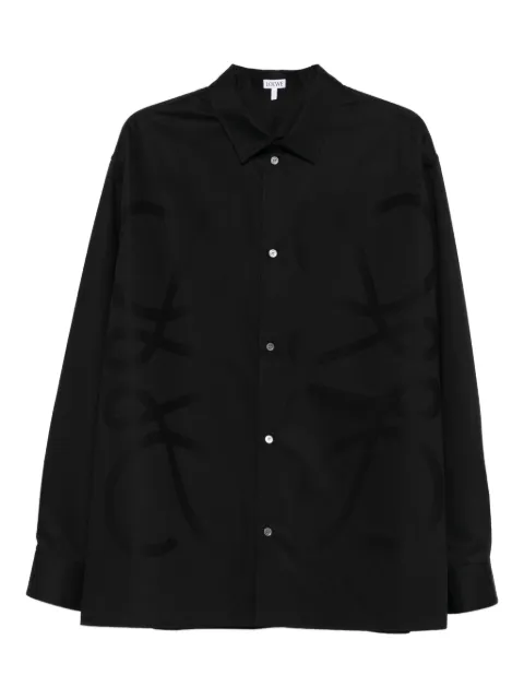 LOEWE camisa con logo en relieve