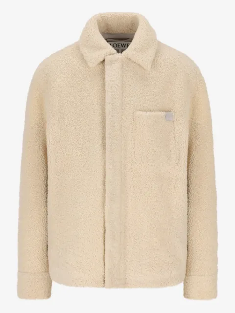 LOEWE shearling buttoned jacket