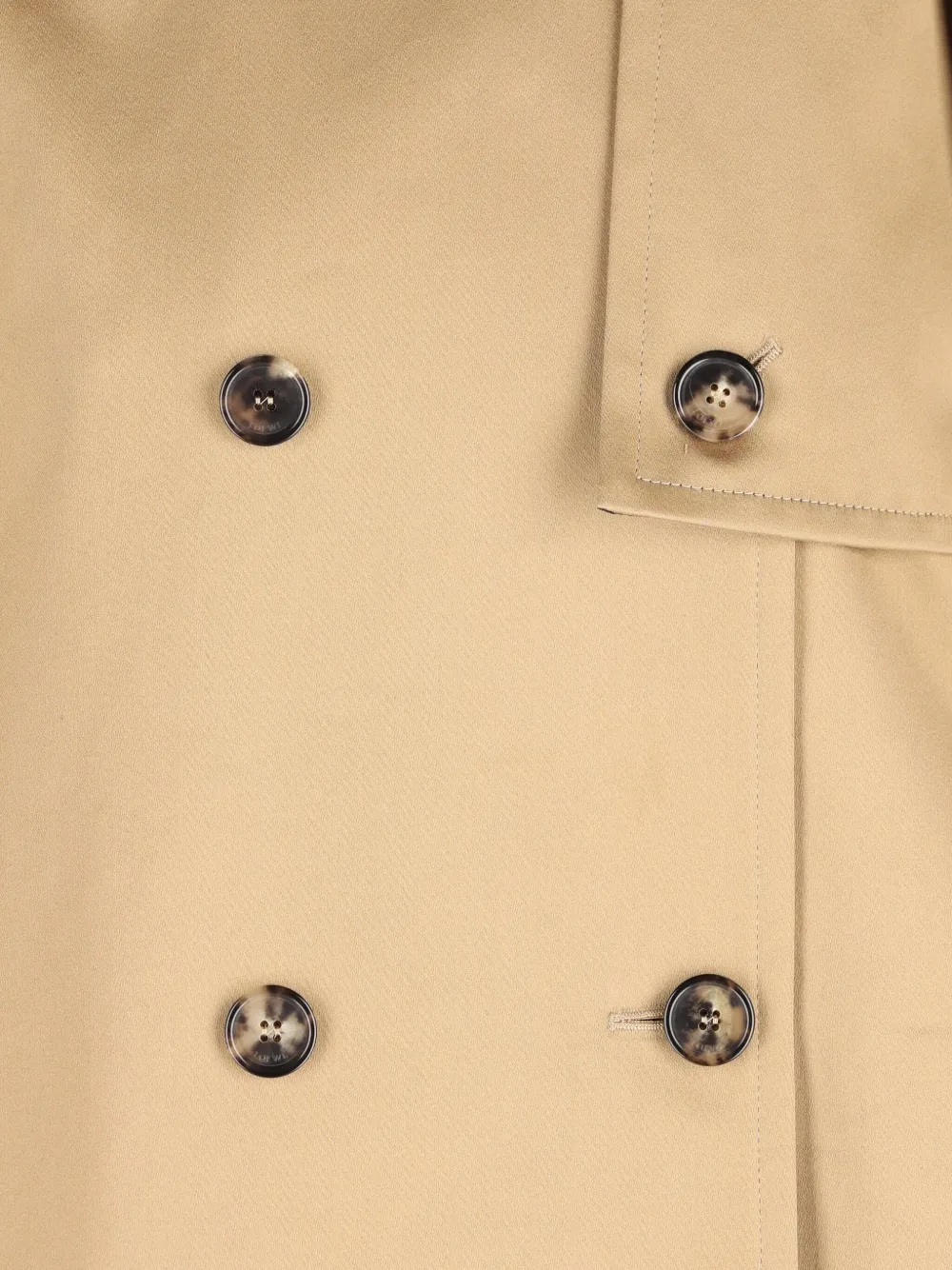 Loewe Cape High-neck Jacket In Brown