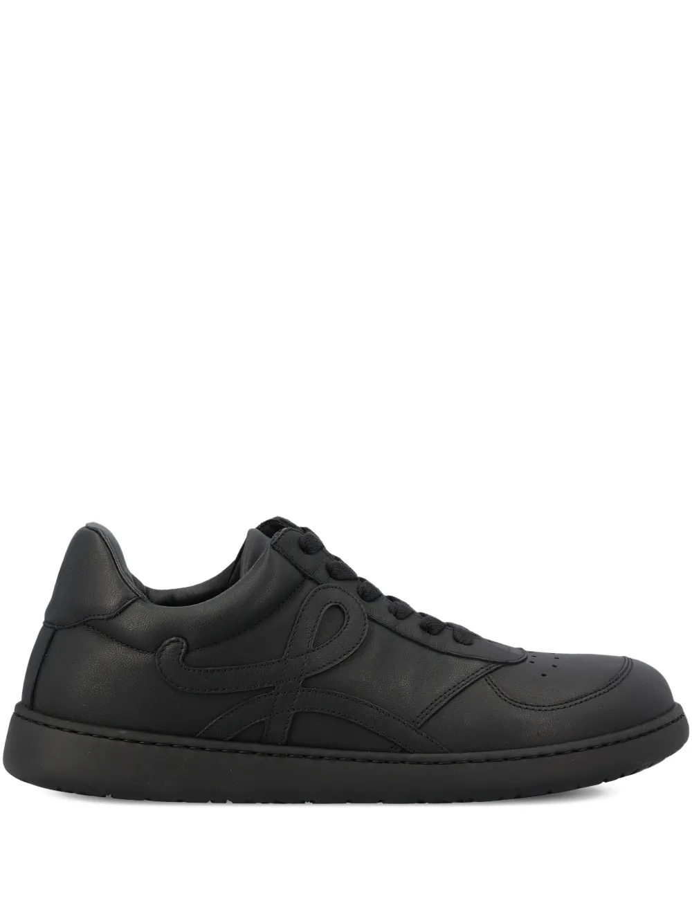LOEWE Jambo logo-detail leather sneakers | Black | Image 1