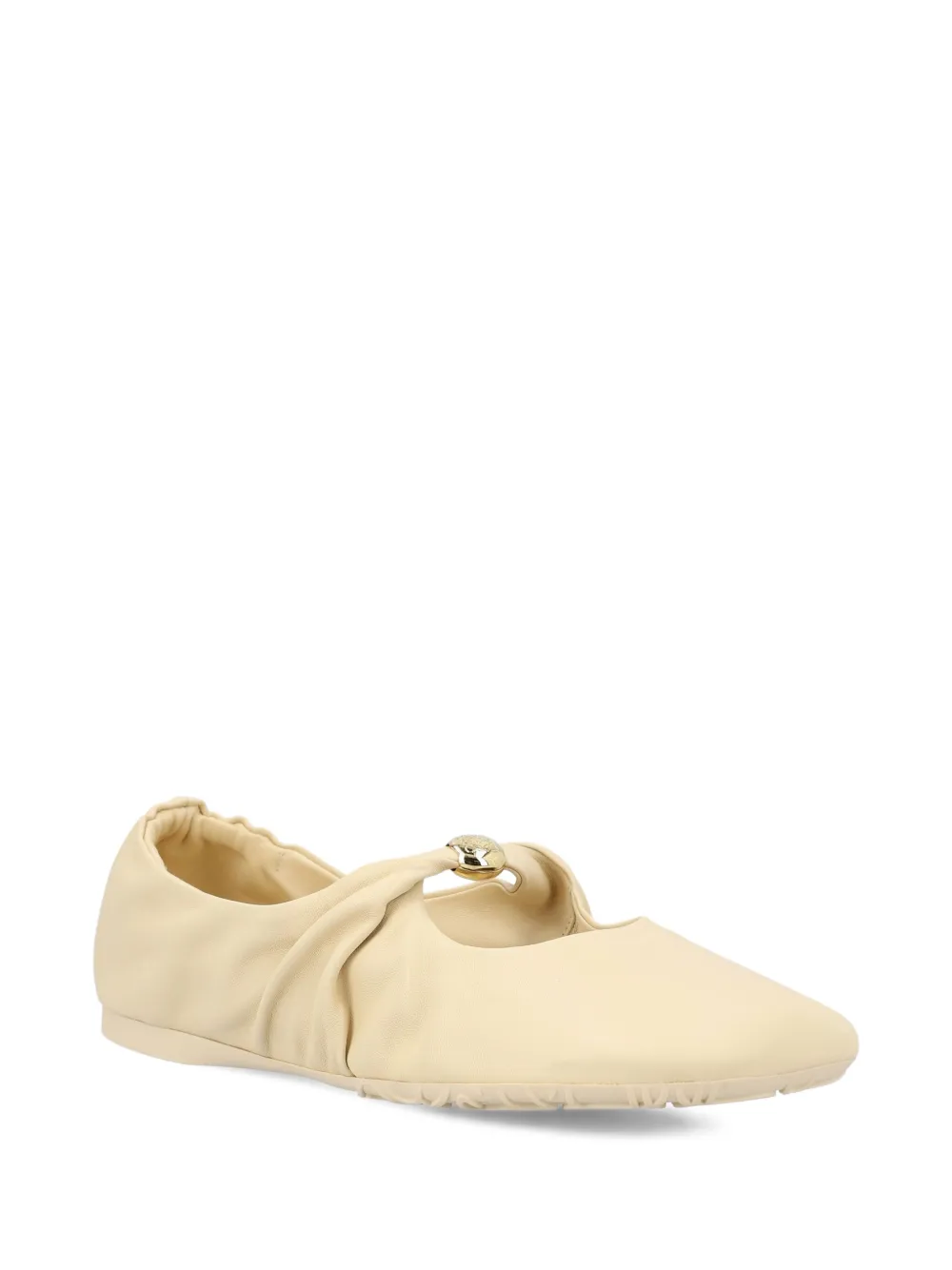 LOEWE Pebble Soft pleated knot ballet flats | Image 2