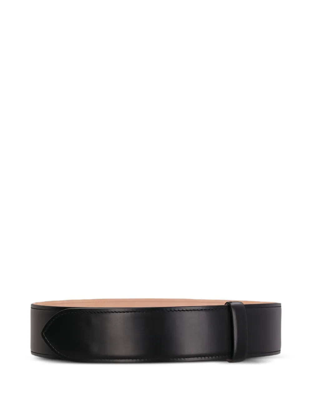 KHAITE leather waist belt | Black | Image 1