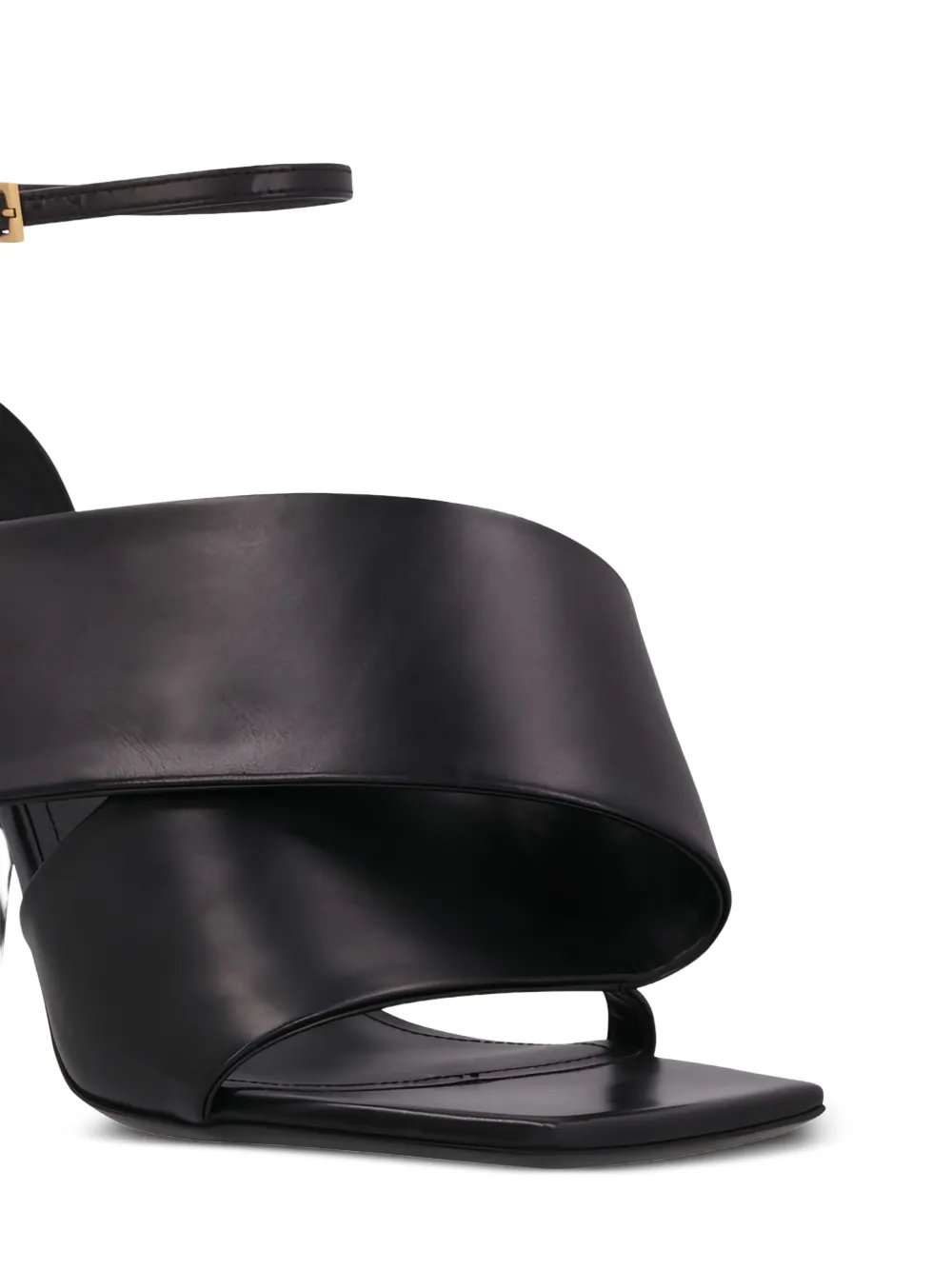 Givenchy 100mm wrapped ankle-strap sandals Black