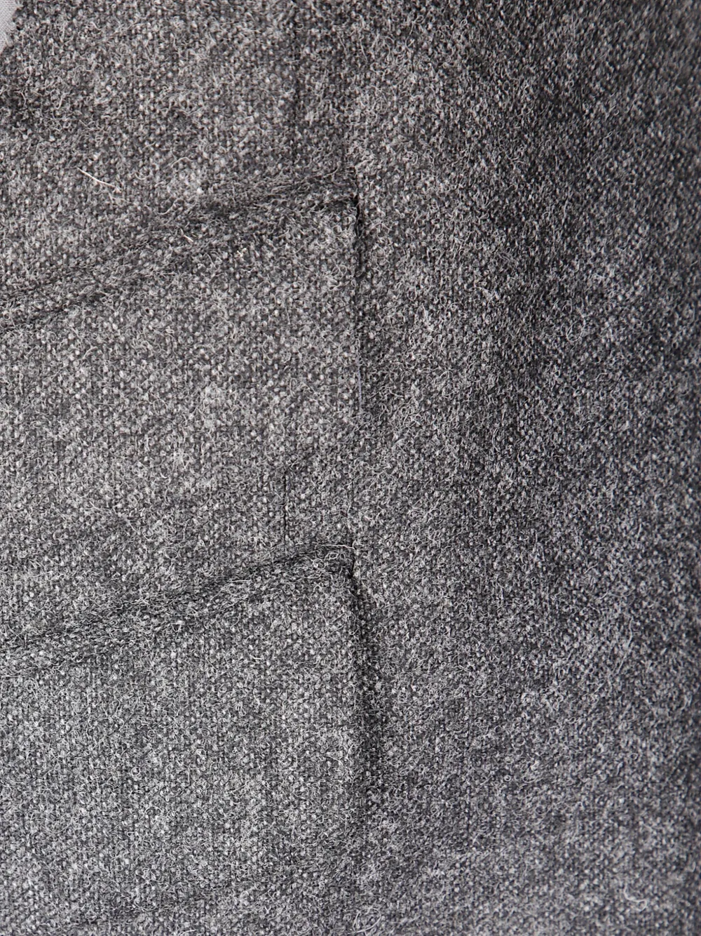 Maison Margiela Frayed-edges Gilet In Gray