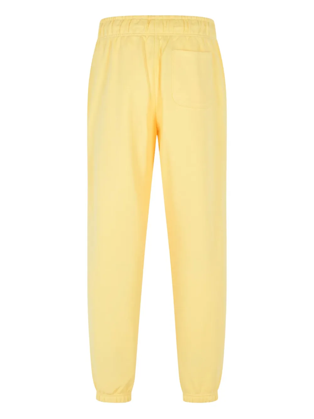 New Balance Trainingsbroek met elastische tailleband en logopatch - Geel