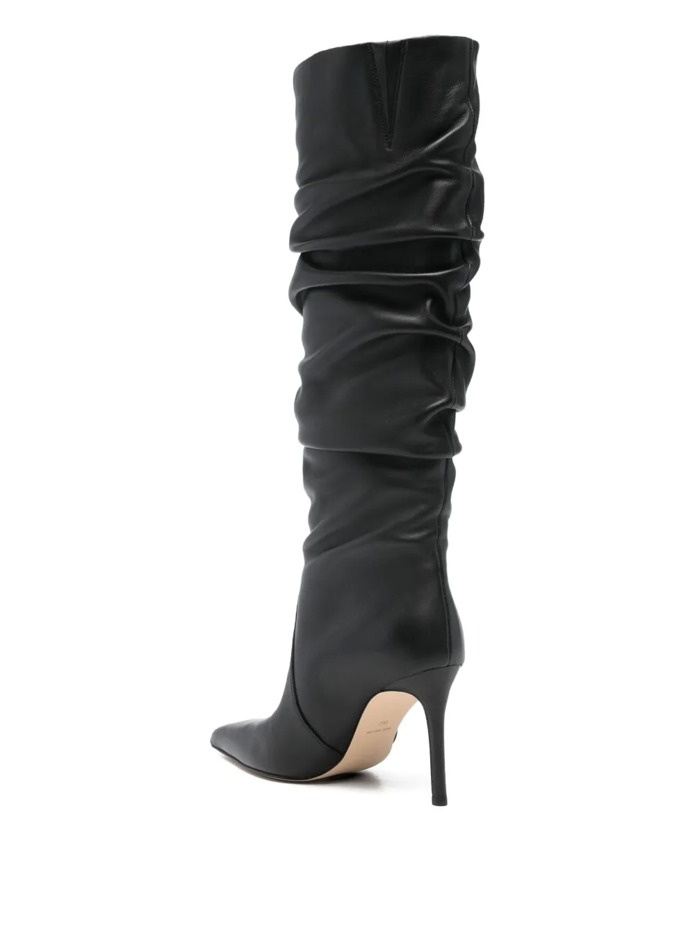 Michael Kors slouchy pointed-toe boots Black