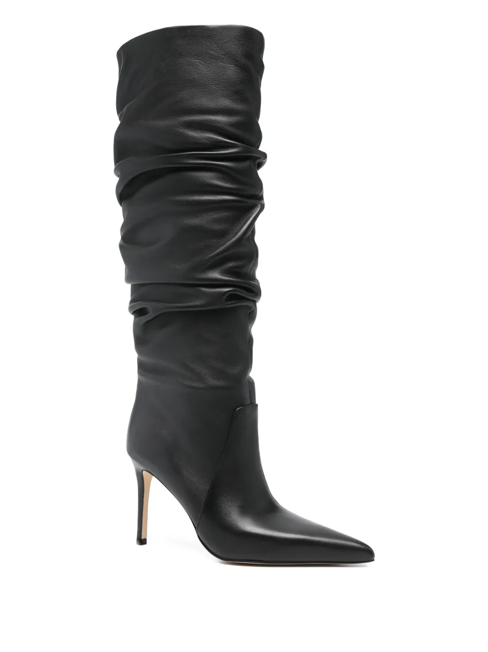 Michael Kors slouchy pointed-toe boots Black