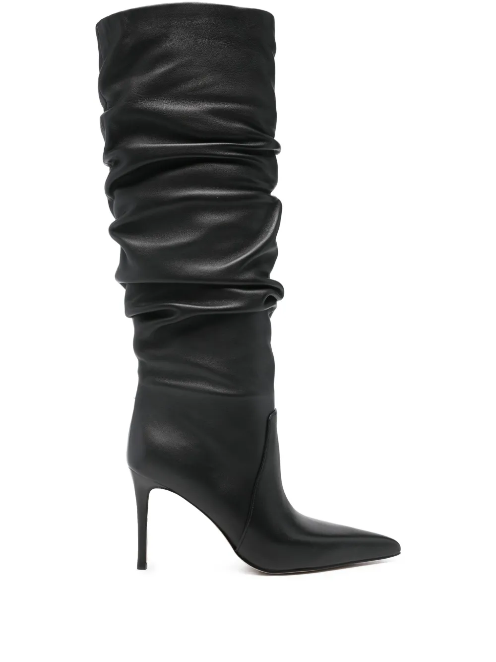 Michael Kors slouchy pointed-toe boots Black