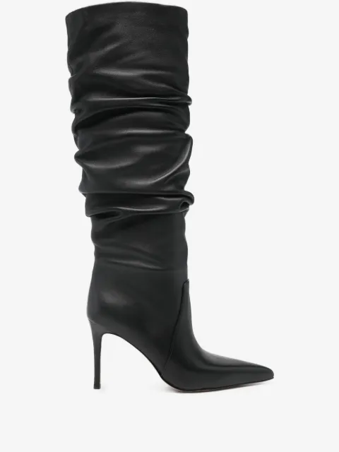 Michael Kors slouchy pointed-toe boots