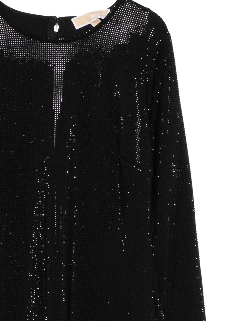 Michael Michael Kors Sequin-embellished Mini Dress In Black
