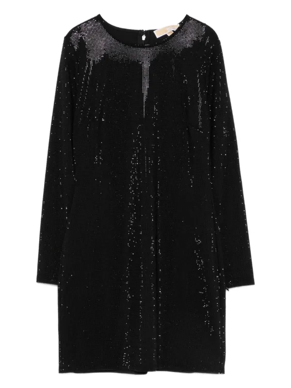 Michael Kors Sequin-embellished Mini Dress - Black