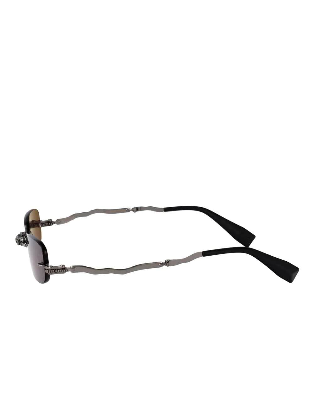 Kuboraum Zonnebril met randloos detail Zwart