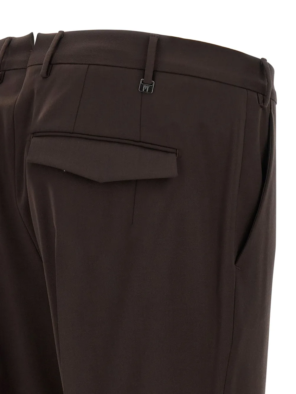 Pt Torino Tailored Trousers In Brown