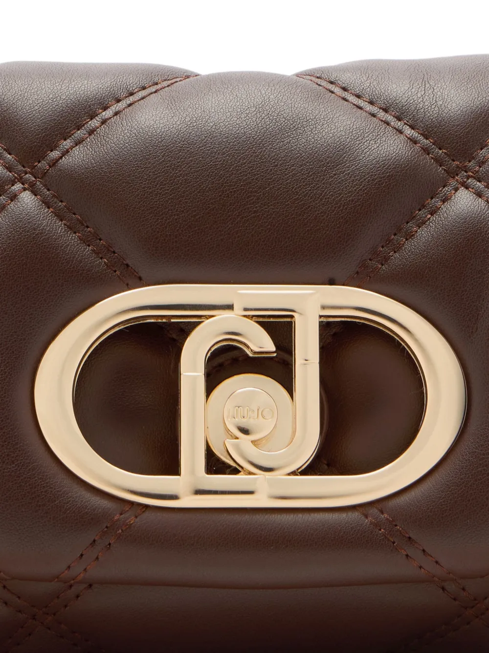 Liu •jo Versatile Shoulder Bag And Chain Strap In Brown