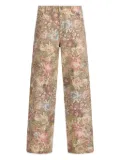 LIU JO floral-print pants - Green