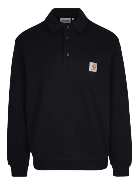 Carhartt WIP logo-patch cotton polo shirt 