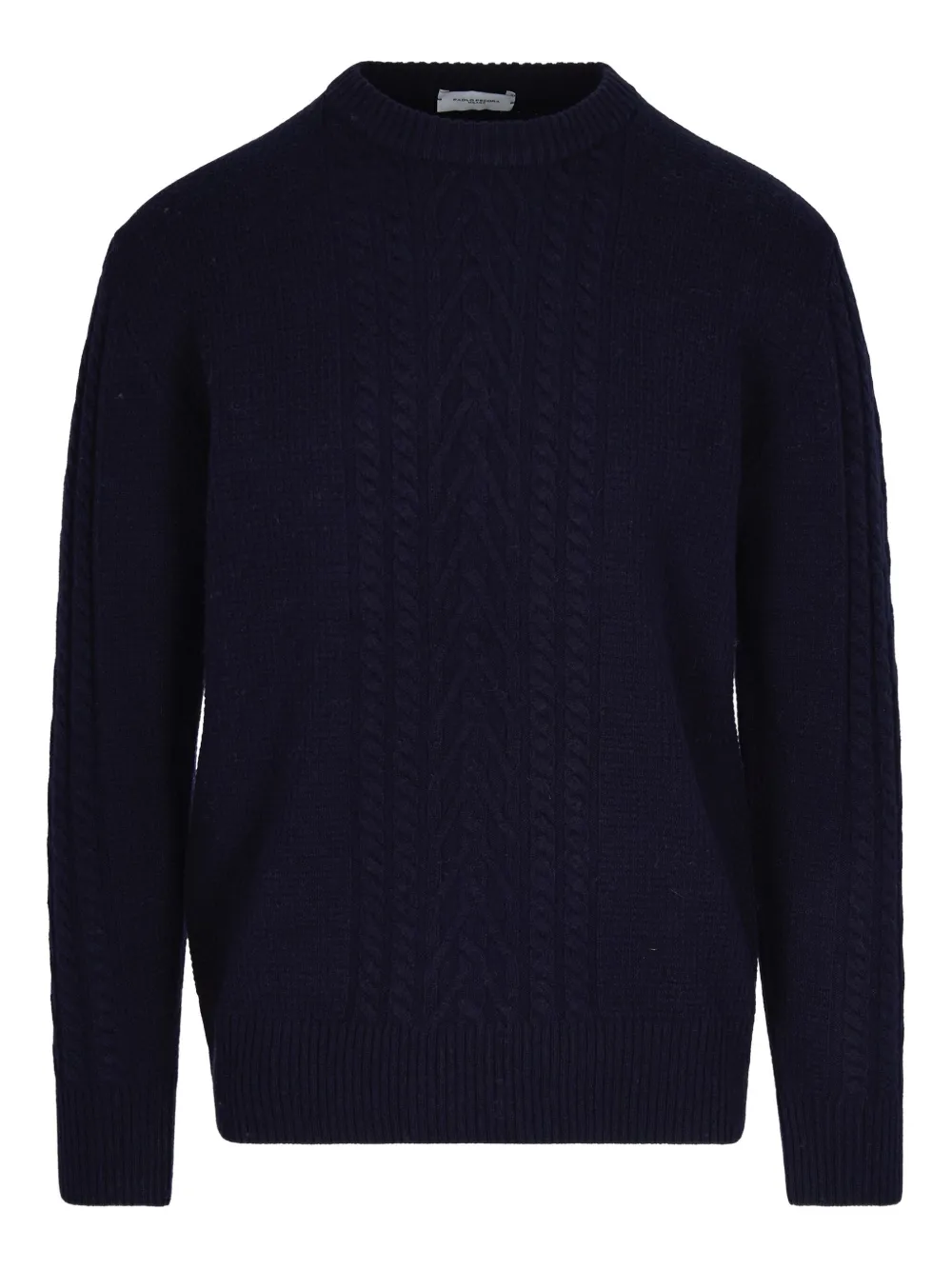 Paolo Pecora cable-knit crew-neck sweater | Blue | Image 1
