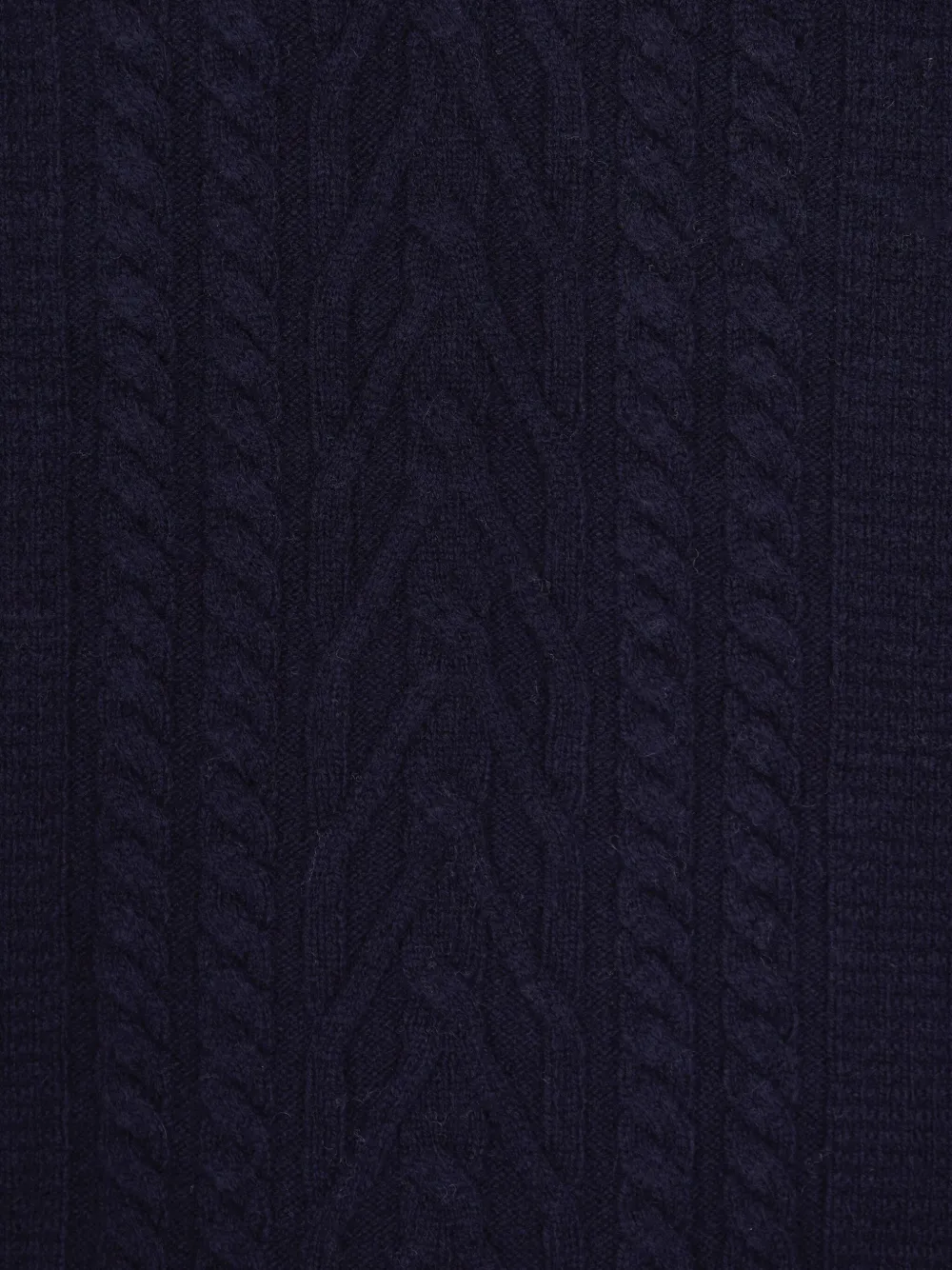 Paolo Pecora Kabelgebreide trui Blauw