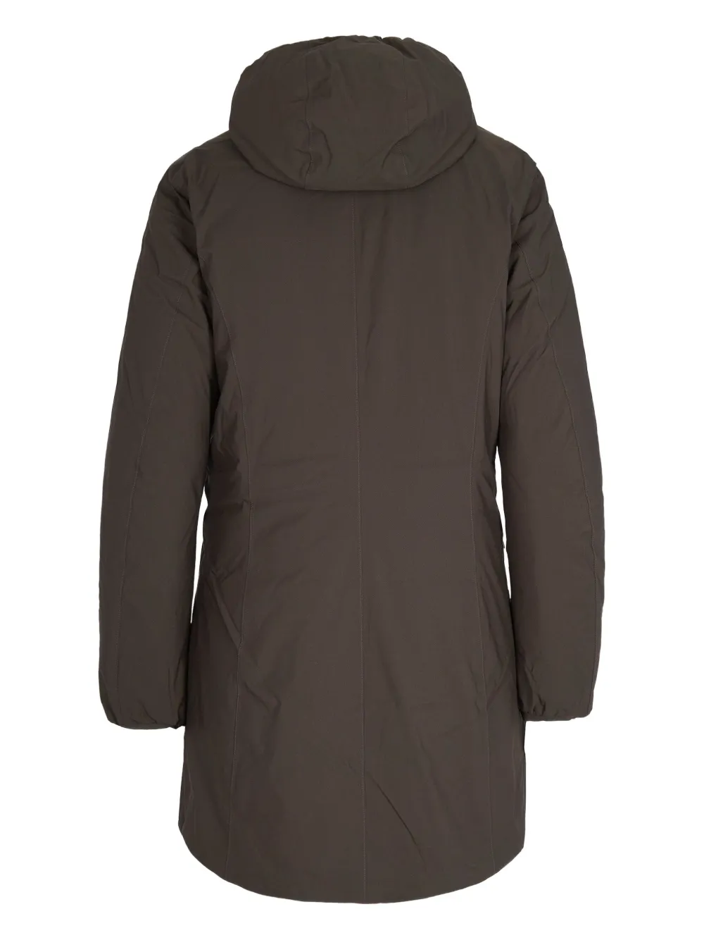 K-Way Gevoerd jack met capuchon Bruin