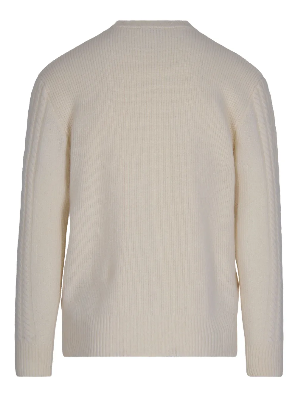 Paolo Pecora cable-knit wool sweater - Wit