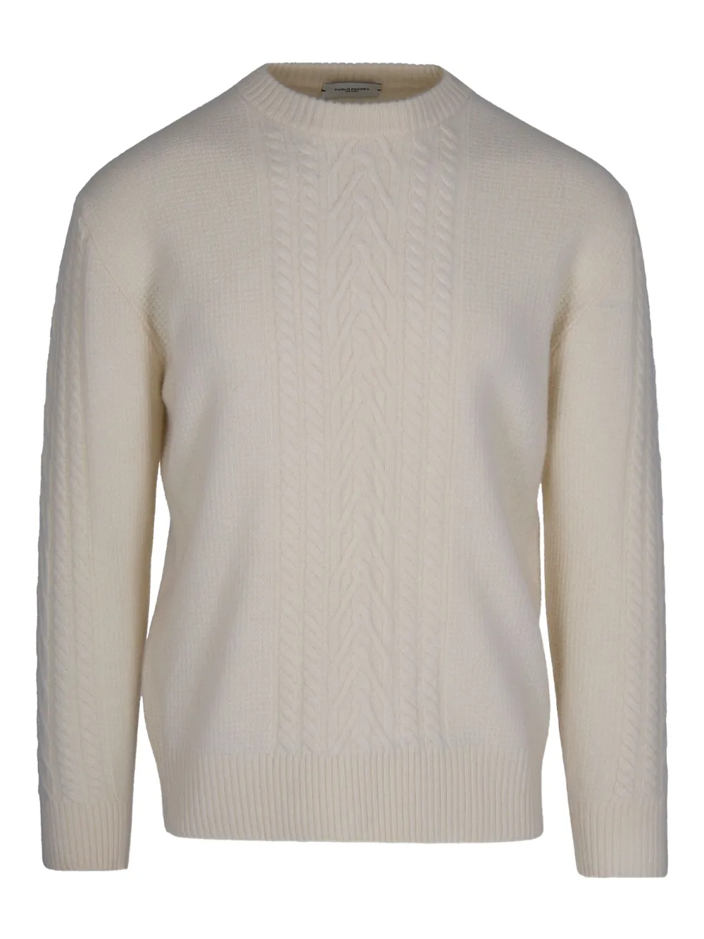Paolo Pecora cable-knit wool sweater | White | Image 1