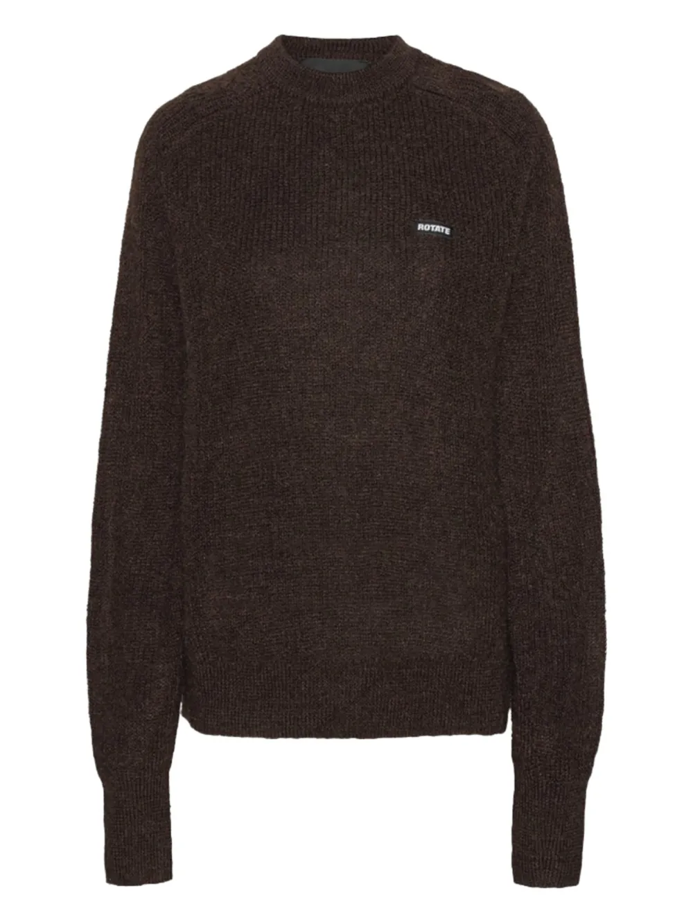 ROTATE BIRGER CHRISTENSEN ribbed-knit sweater | Brown | Image 1
