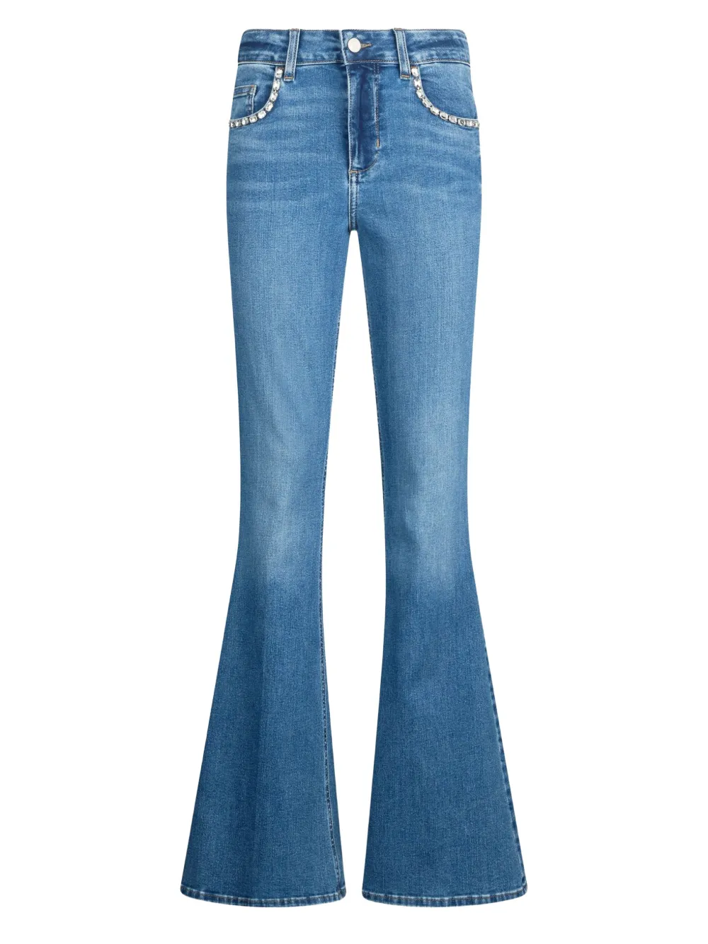 LIU JO rhinestone-embellished jeans | Blue | Image 1