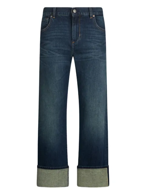 LIU JO turn-up hem jeans