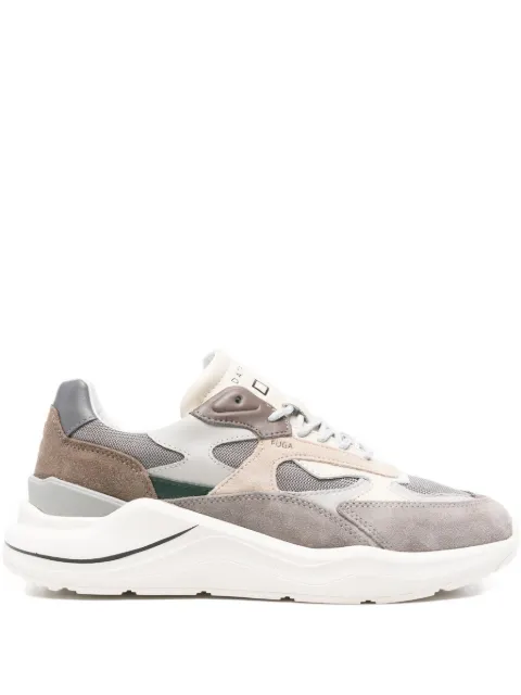 D.A.T.E. Fuga suede panelled sneakers